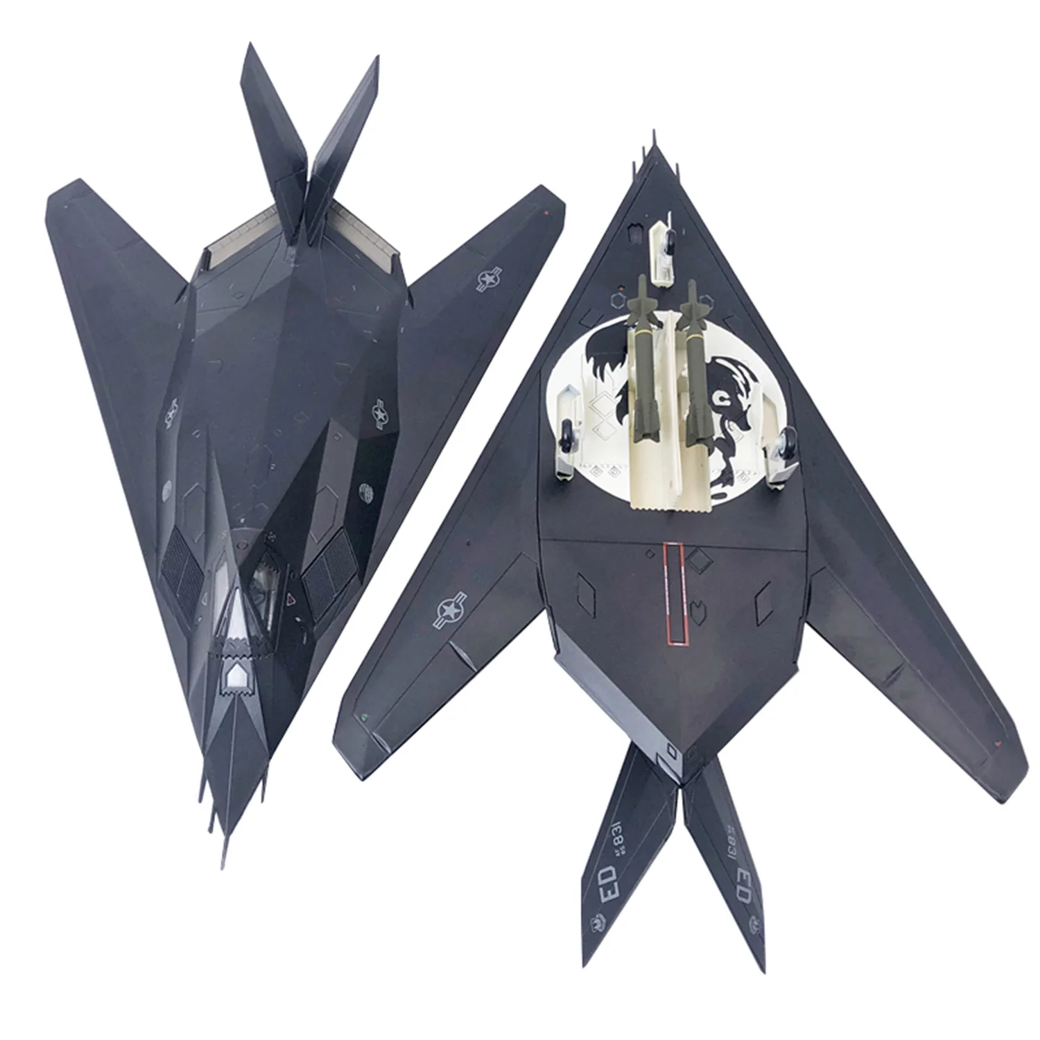 1/72 アメリカ空軍 F-117ナイトホーク（ダイキャスト） Amazon.co.jp: NUOTIE 1/72 F-117 ナイトホーク ステルス