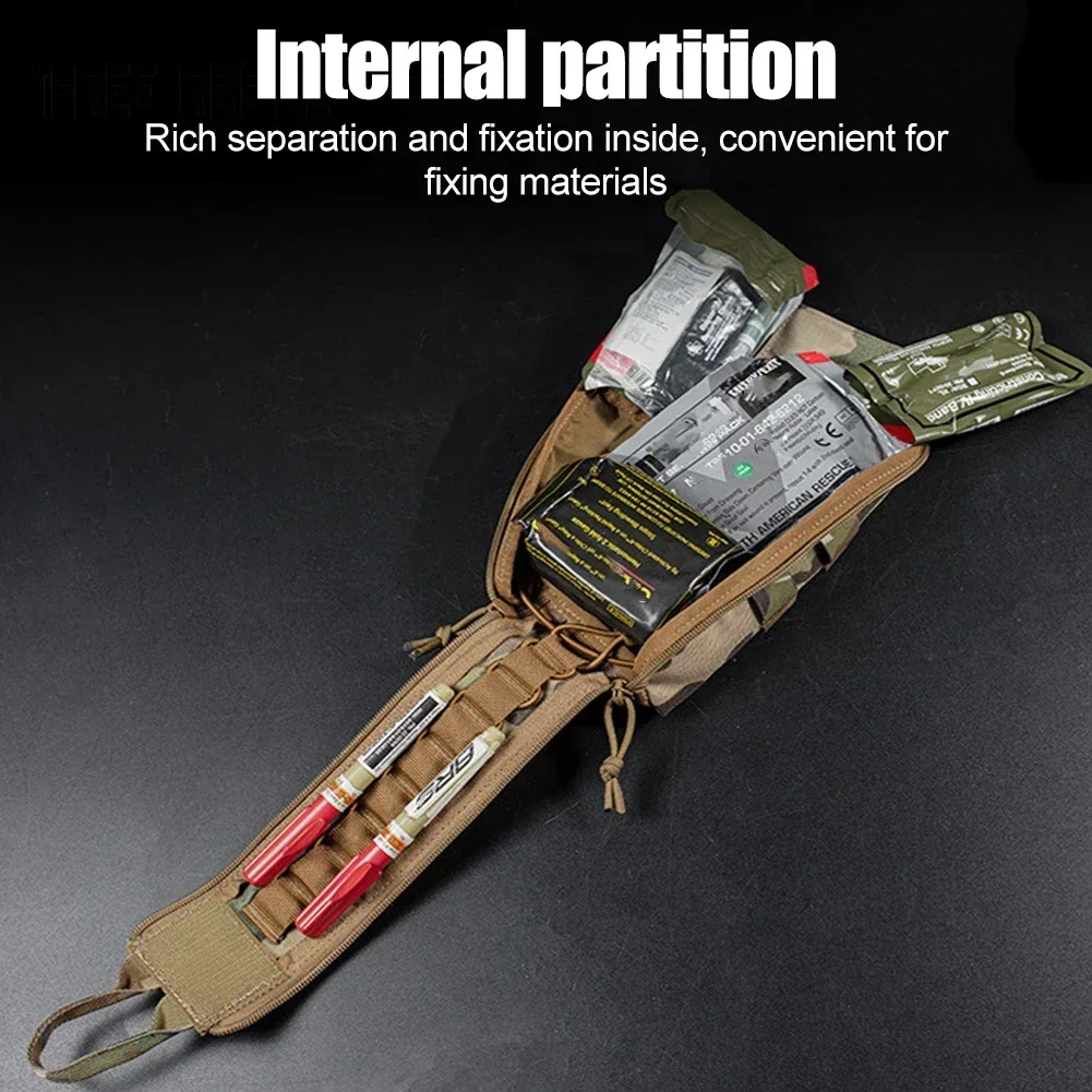 Molle Pouch Medical First Aid Kit Bag Ifak Emergency Survival kit Waterproof Medic Bag Hunting Vest Accessories 3