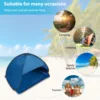 Head Tent for Camping Mini Sun Shade Tents Protection Head Shelters (Blue M) 3