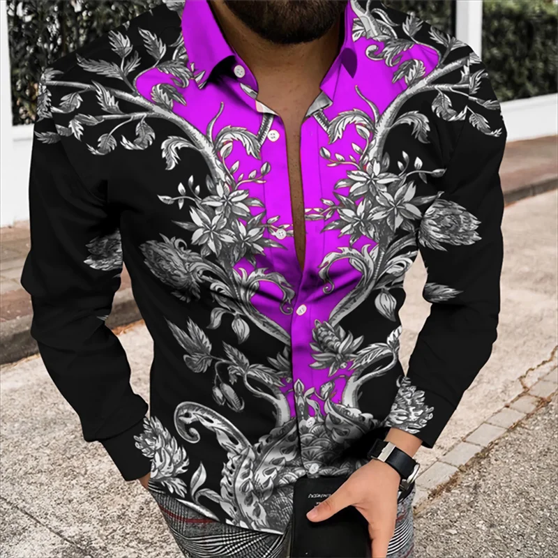 Spring and Autumn Men's Suit Shirts