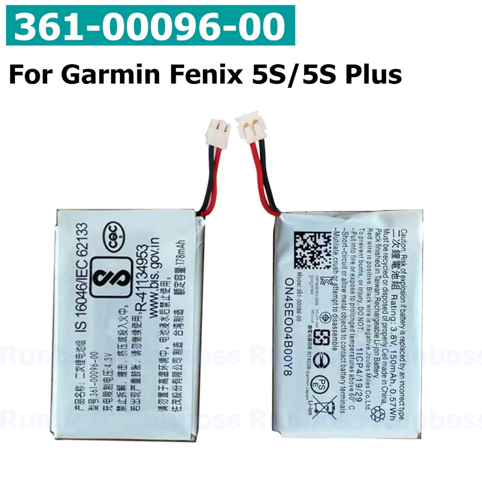 24時間以内発送 バッテリー新品！GARMIN fenix5S New Original Watch Battery for Garmin Fenix 5 5X 5S Plus