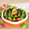 Baby Montessori Toys For Toddler Toys Educational Colorful Shape Toy Pull Carrot Set Counting Discouvery Toys For Kids Learning 1