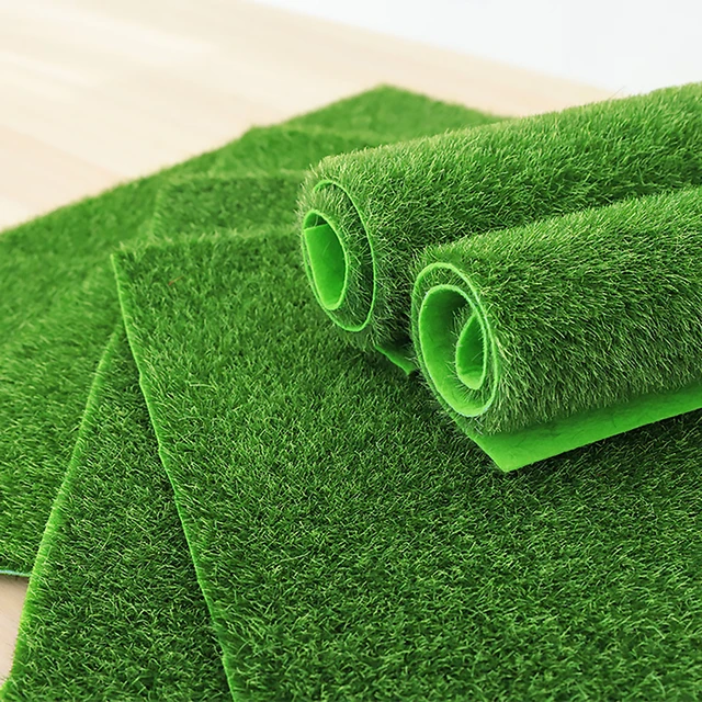 Césped Artificial para jardinería al aire libre, alfombra flocada de 30x30cm, 2 unidades - Image 3