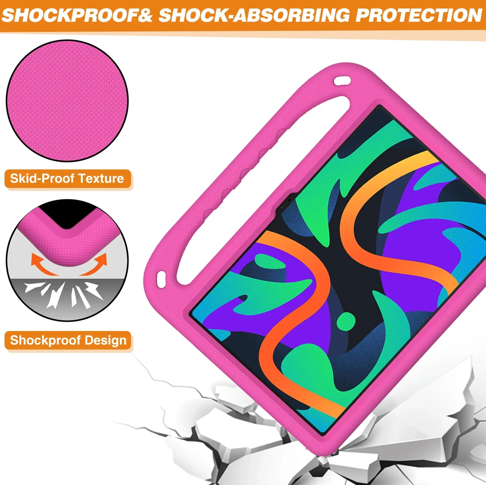Children's EVA Protective Case for 11 Tablets - Durable Handheld Cover