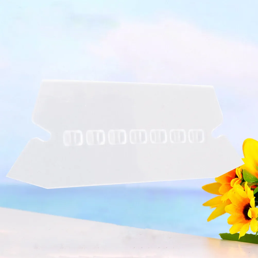 120Pcs 투명 플라스틱 폴더 탭 파일 라벨(폴더 걸이용) 빠른 식별 사무실 학교 조직 시간 절약