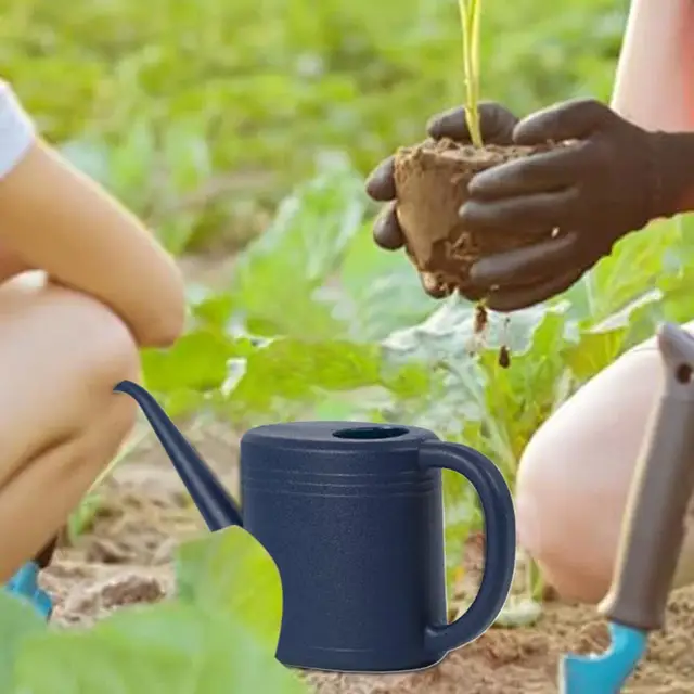Plant Watering Can 1L Portable Watering Pot Household Transparent Watering Pot Garden Watering Pot Tool For Balcony Patio 4