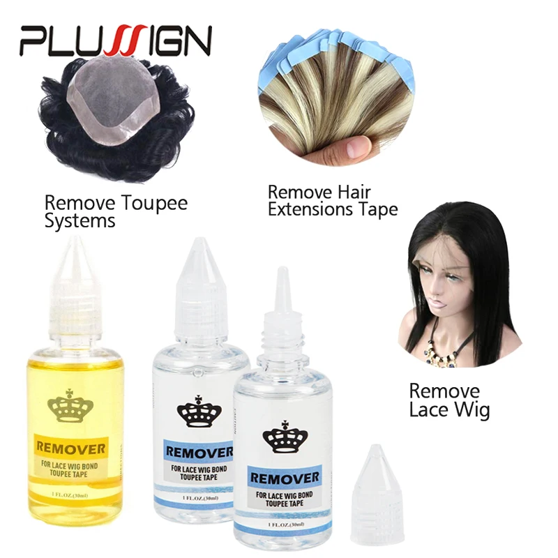 30Ml Wig Glue Remover Yellow For Lace Wig Glue Tape Adhesive Clear Adhesive Remover Solvent For Salon Or Home Wig Glue System wig glue remover