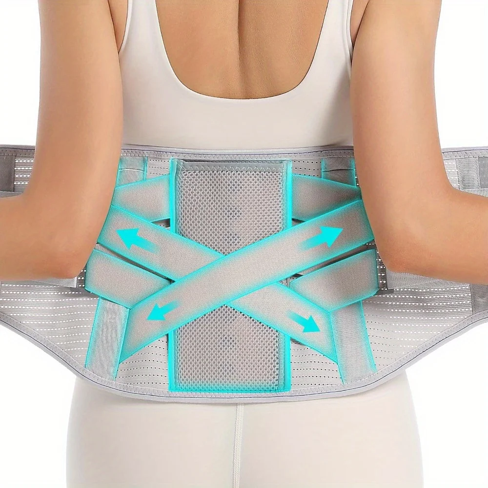 Back Brace for Lower Back Pain Relief-Support Belt for Women & Men, Lower Brace Herniated Disc, Sciatica