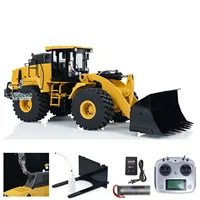 XDRC WA470 Upgraded RC Loader 1/14 Hydraulic Metal Radio Control Model Construction Vehicle with Sounds Lights Smoking TH23518 2