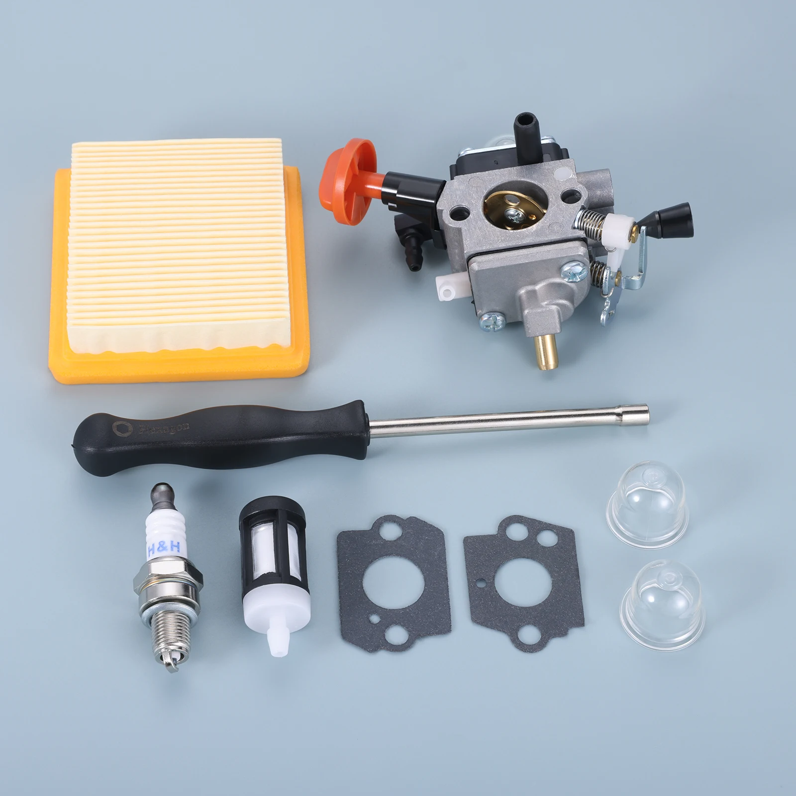 1set41801200615CarburetorFS91FilterSparkPlugGasketsforStihl