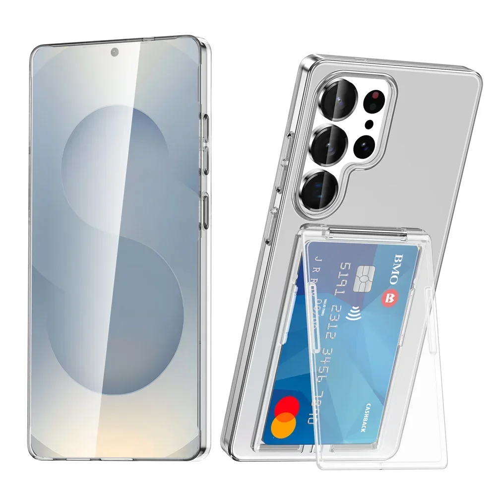 Shockproof Wallet Phone Case with Card Holder and Kickstand