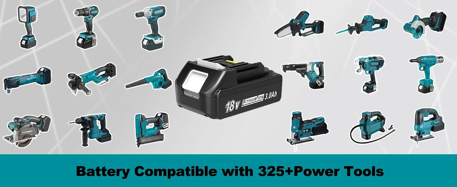 1/2/4Pcs 3.0Ah BL1830 Li-on Replace for Makita 18V Battery Pin BL1860 BL1815 BL1850 BL1890 LXT400 Tools and 3.5A DC18RD Charger