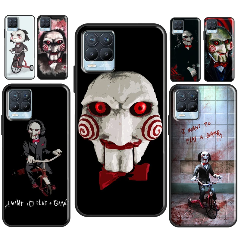 Saw Jigsaw Puppet For Realme Gt Neo 2 Gt Master C21 C3 8I 7 8 Pro Case Cover For Oneplus 9R 8T Nord2 9 Pro