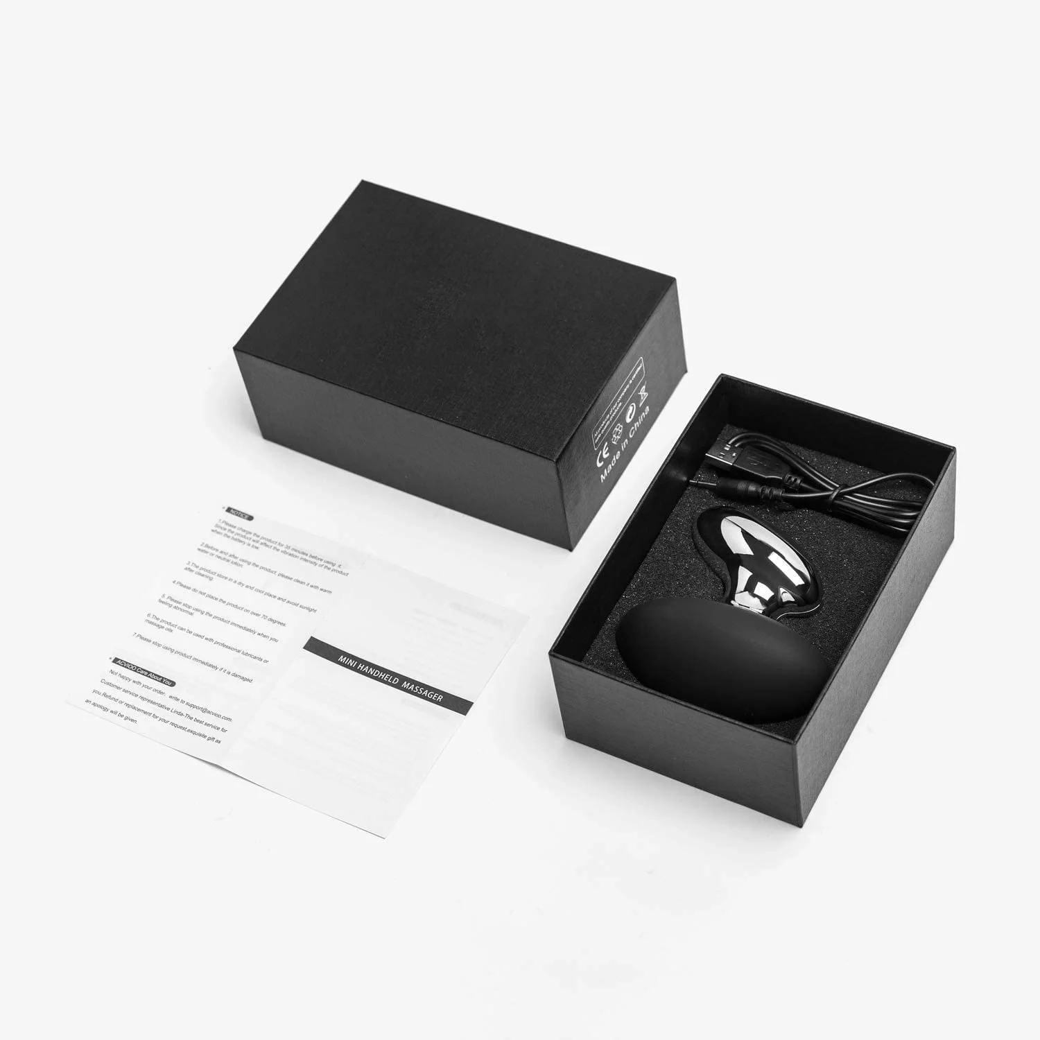 Powerful Wand Massager 8 Speeds 20 Vibration Modes Rechargeable Handheld Full Body Massager Relieve Muscle Stress Relaxing Body