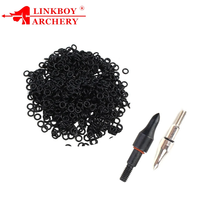 50pcsLinkboyArcheryArrowheadPointsLocksORingRubberWashers