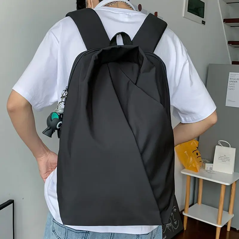 

New Fashion High Quality High Quality Waterproof School Backpack Teen Simple Lightweight Nylon Backpack Backpack Men Laptop Bag