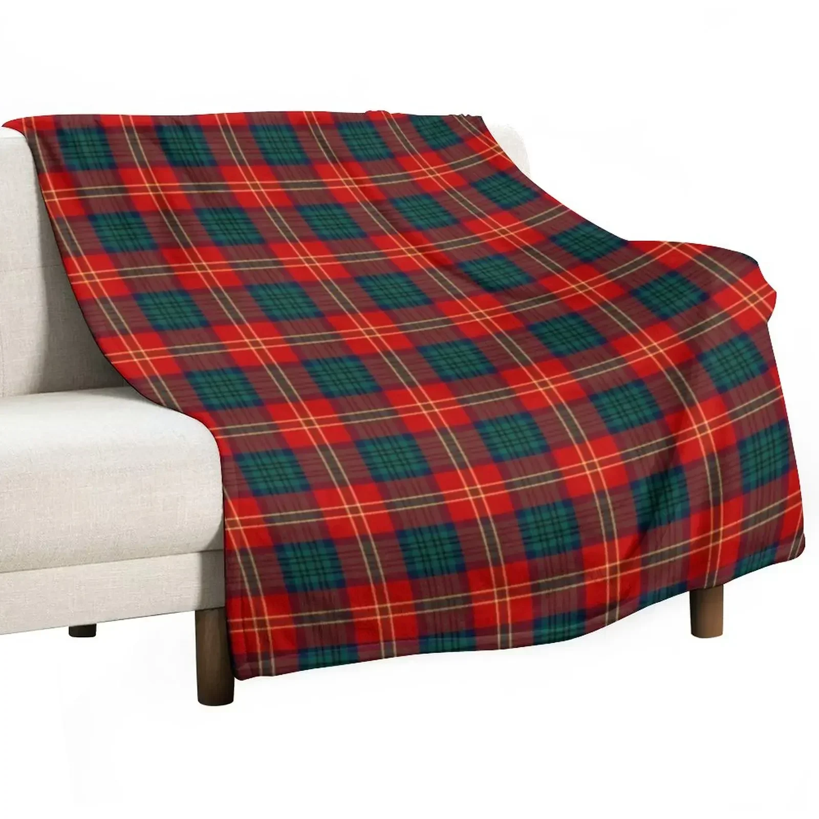 

Clan Connolly Dress Tartan Throw Blanket wednesday blankets and throws Blankets