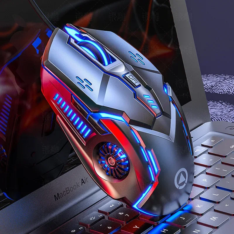 Mouse Laser 3200Dpi Per Pc Gamer Mouse Da Gioco Mouse Ergonomico Con Mouse Usb Retroilluminato A Led Per Computer Gamer Girl Mouse Per Laptop