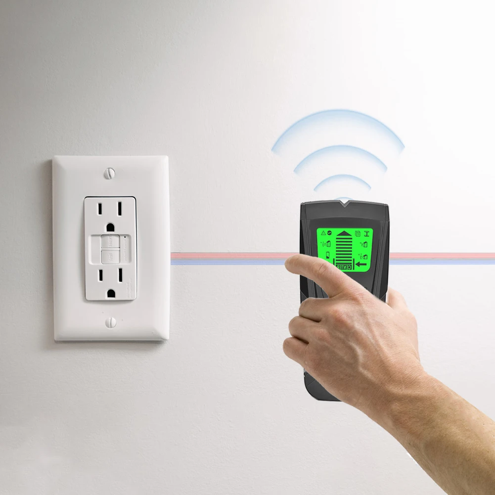 3 In 1 Handheld Industrial Wall Detector Electric Box Finder Wall Detectors Metal Wood Cable Wire Stud Finder Scanner