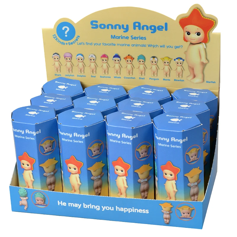 12Pcs/Set Marine Animal Sonny Angel Blind Box Figure Model