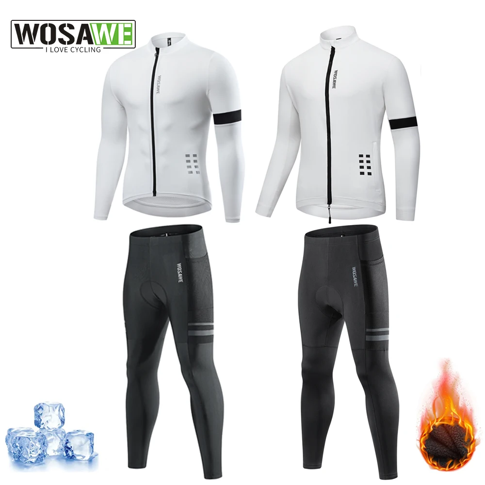 WOSAWE 남성용 사이클링 저지 2024, 긴 소매 MTB 마이요 셔츠, 다운힐 저지, 산악 자전거 재킷, 자전거 의류, 여름 및 겨울