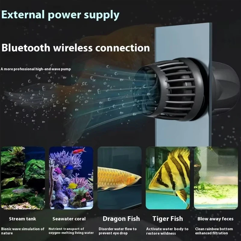 【安心保証1ヶ月】Jecod DMP-10 造波ポンプ 新品未使用 Jebao Jecod 新しいスマート Bluetooth アプリ制御コードレス淡水海水