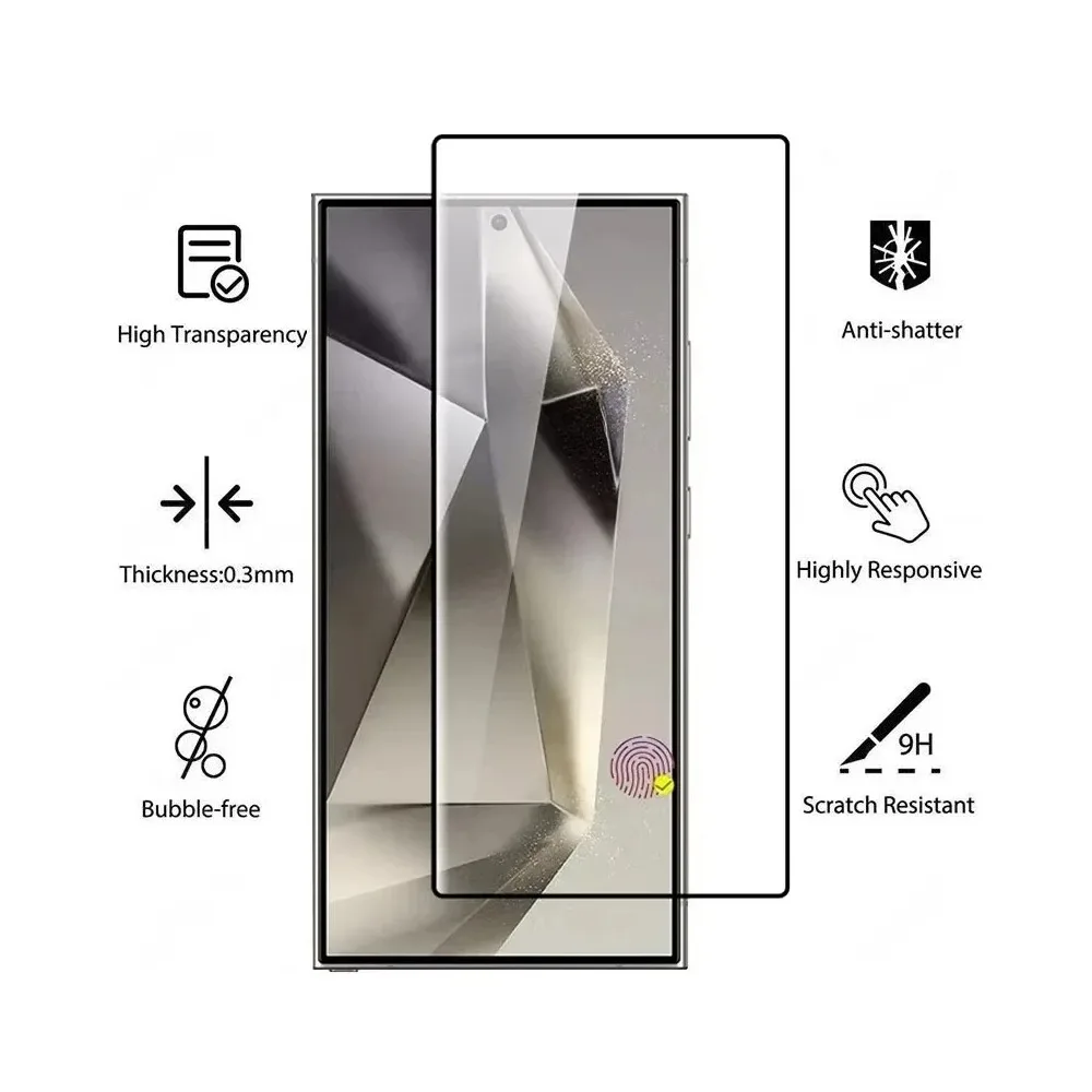 Premium Tempered Glass Screen Protector Duo - Ultra Clear & Durable, Anti-Scratch & Anti-Shatter