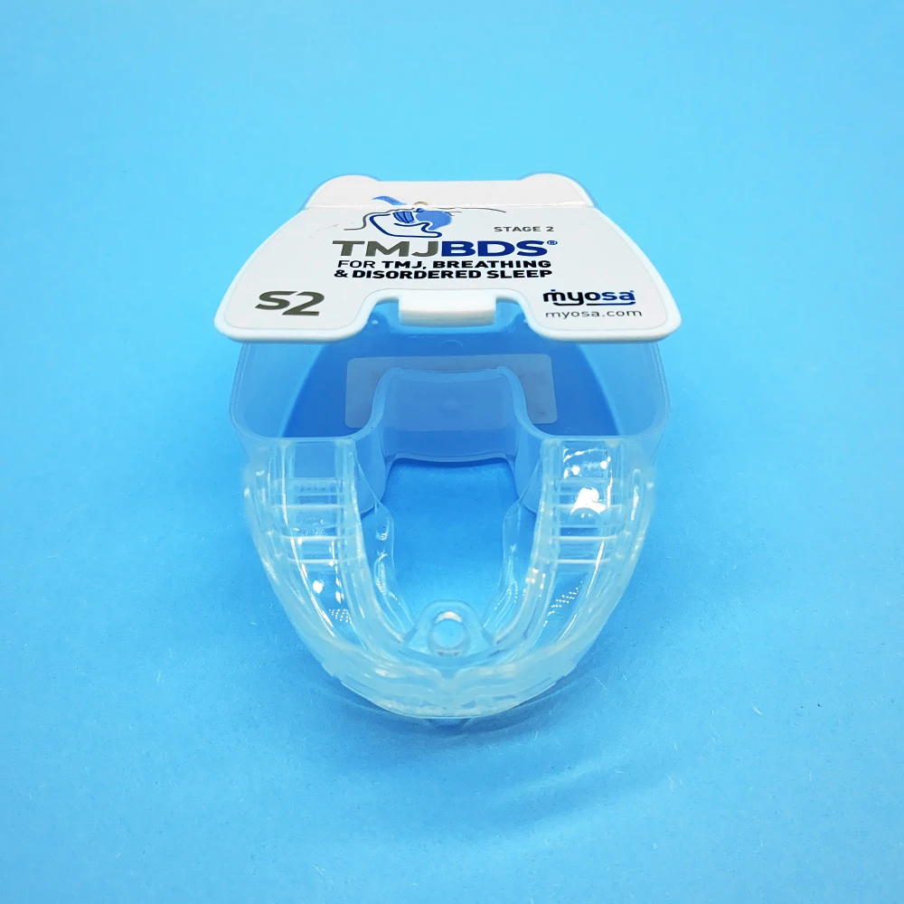 

MyOSA S2 For TMJ Breathing Disordered Sleep Myofunctional Sleep Appliance TMJ.BDS S2 Dental Intra-oral Teeth Trainer Appliance