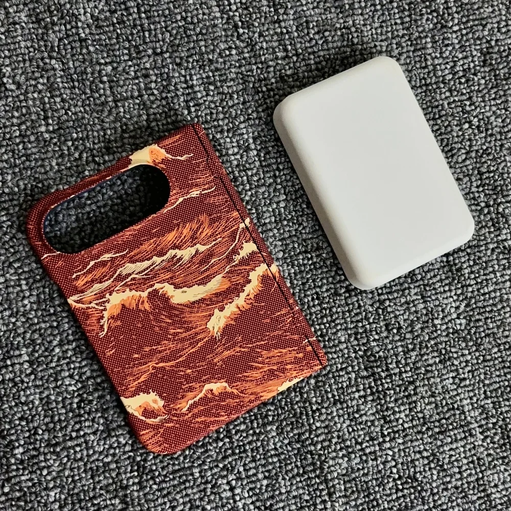 Luxury Kevlar Carbon Fiber Magnetic Phone Case with Hinge Protection and Shockproof Hard Cover