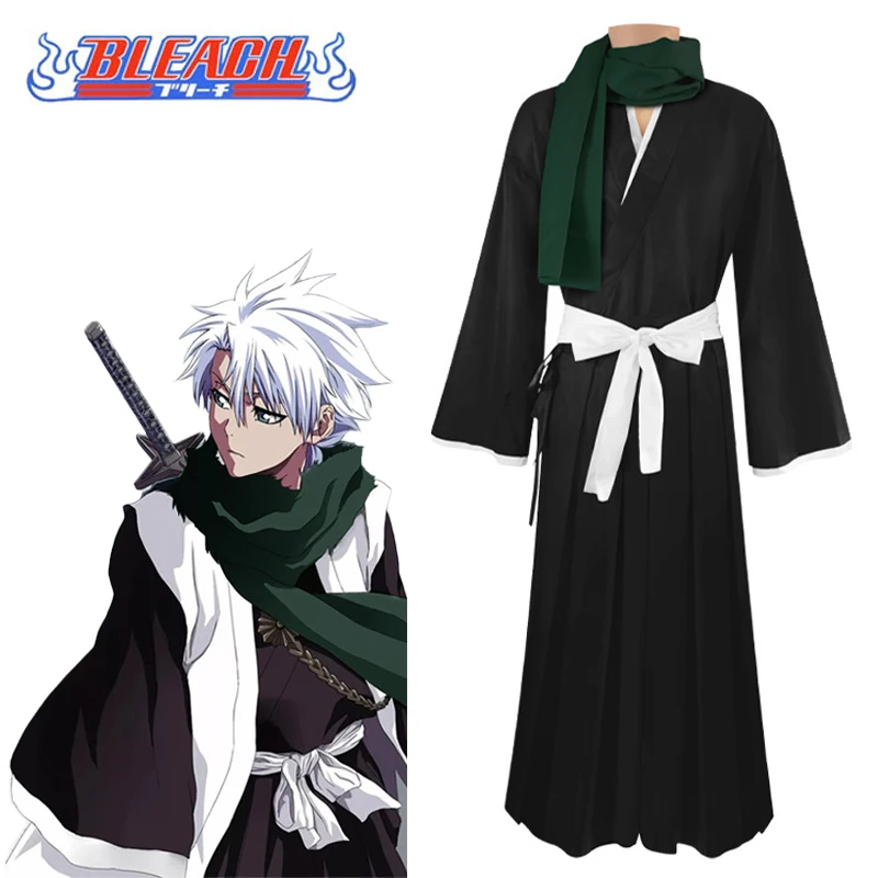 

BLEACH Hitsugaya Toushirou Cosplay Costume Cloak Anime Role Play Uniform Accessories Halloween Christmas Carnival Full Set