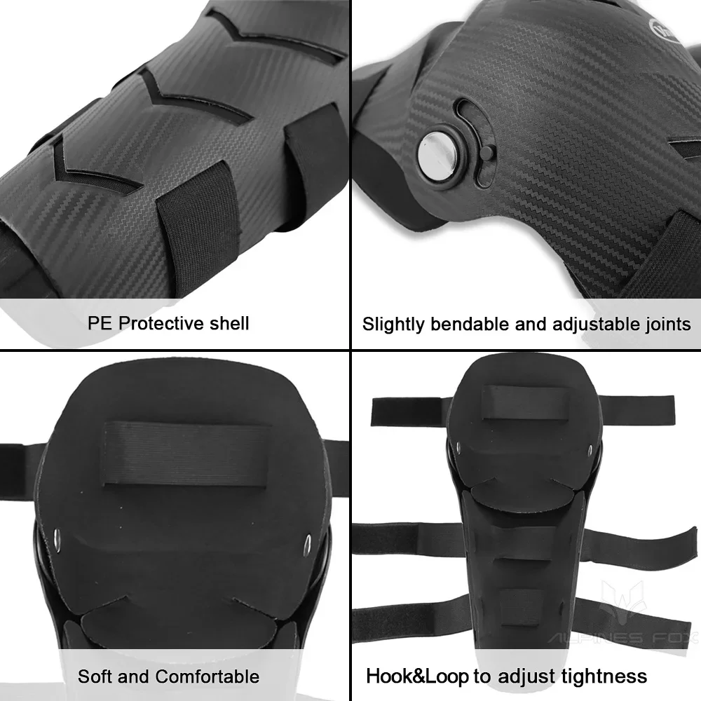 Upgraded version of racing motorcycle elbow pads knee pads four-piece anti-drop cycling sports protective gear