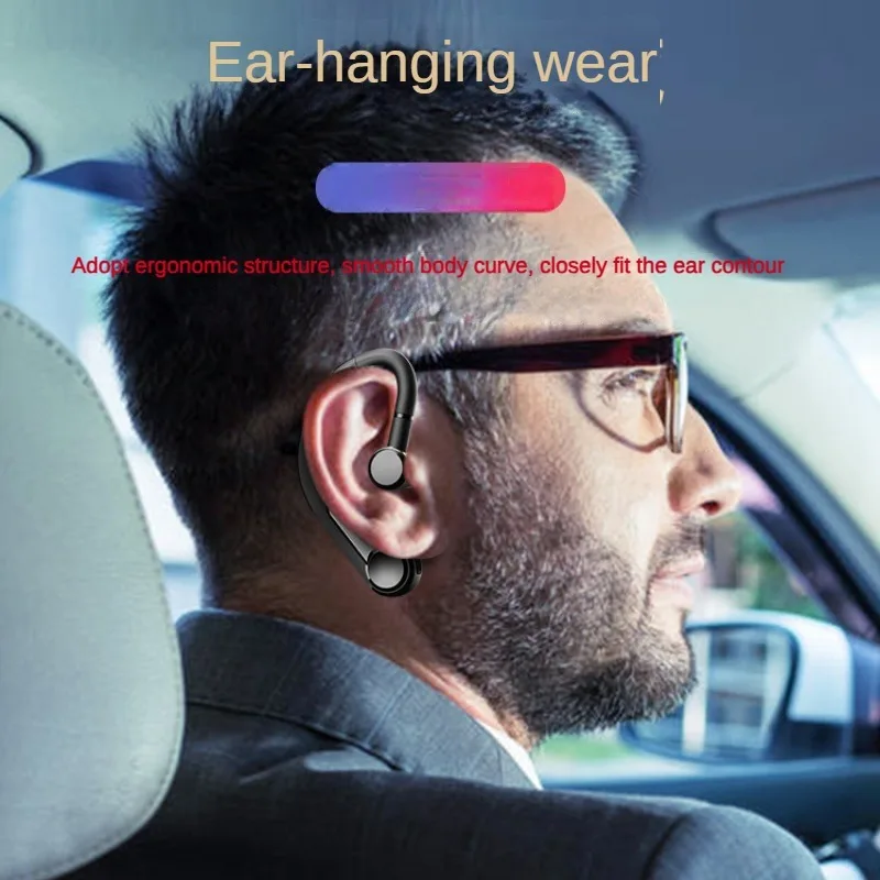 New Wireless Bluetooth Headset Hanging Ear Business Bluetooth Headset Sports Running in-ear Bluetooth Headset Thin Comfortable