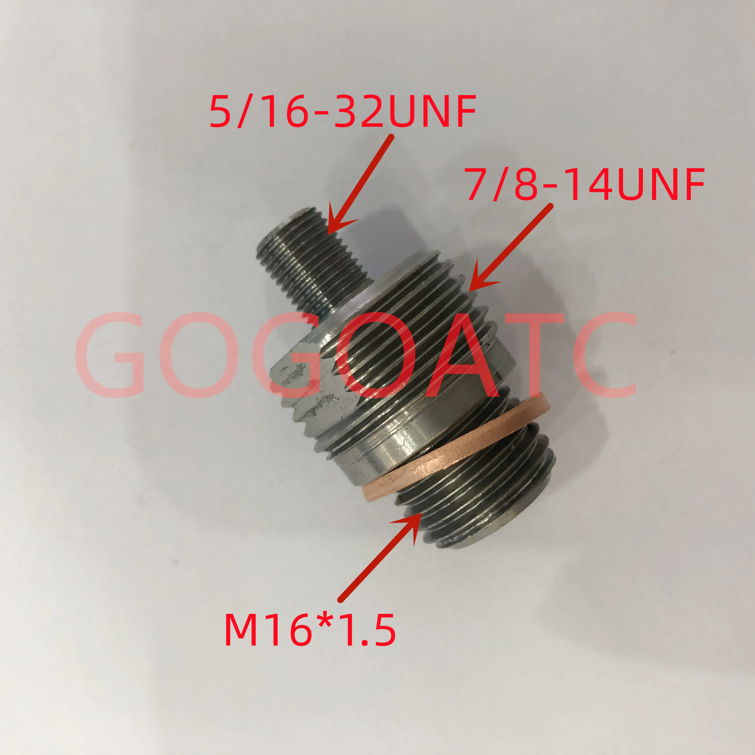 Hydraulic accumulator charging valve nitrogen valve 5 16 32unf 7 8