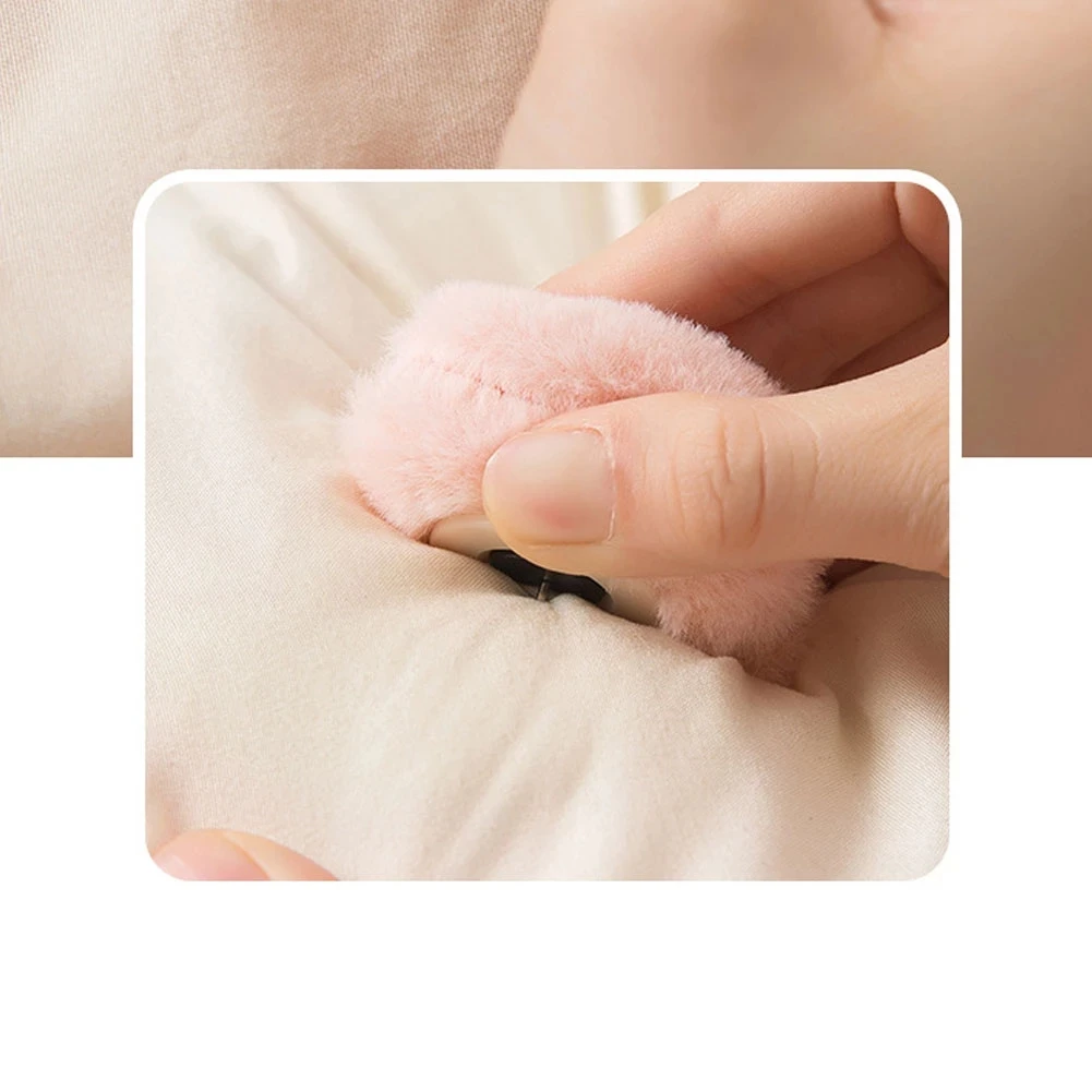 봉제 토끼 발톱 4Pcs 시트 커버 이불 홀더 스트랩 멜빵 매트리스 커버 침대 시트 미끄럼 방지 이불 패스너 침대 클립