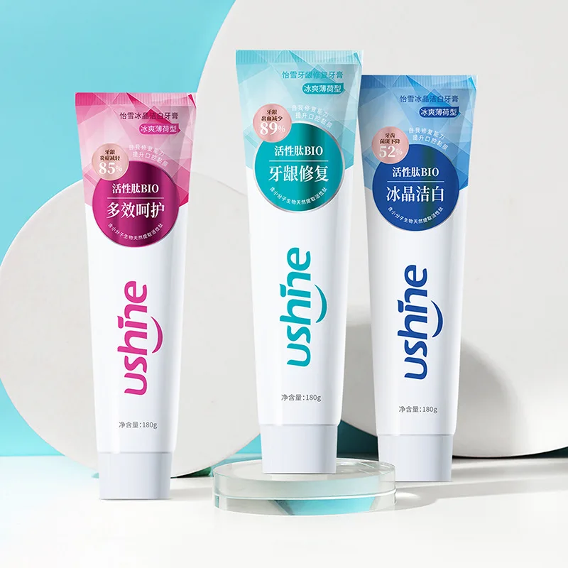 

Sdattor Toothpaste Active Peptide Mint Toothpaste Cleans and Protects Gingival Care To Reduce Halitosis Teeth Whitening Beauty H