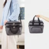 Double Insulated Lunch Bag Layer Portable Thermal Lunch Box Waterproof Picnic Heat Insulating Bag with Adjustable Strap 6