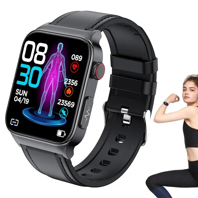 

Fitness Smart Watches Waterproof Fitness Blood Glucose Monitor PPG Blood Glucose Monitoring Smartwatch Sports Watch Blood Oxygen