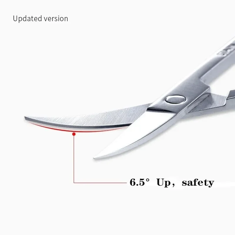 Manicure Scissors Stainless Steel Small Nail Tools Eyebrow Nose Hair Scissors Cut Facial Trimming Tweezer