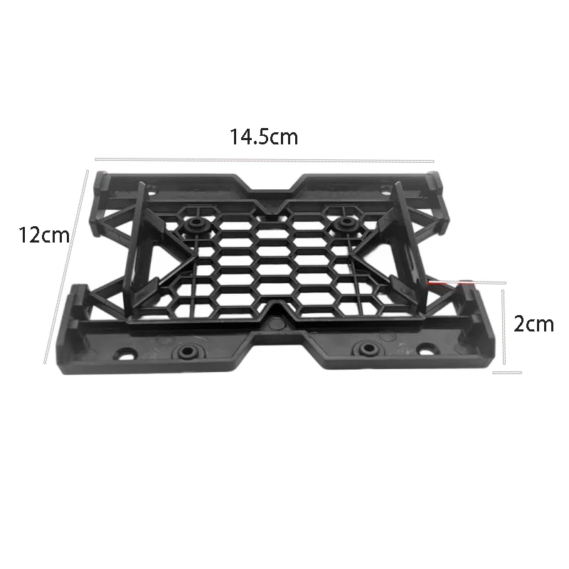5,25" bis 3,5" 2,5" SSD-Tabletthalterung 12 cm Lüfterständer Kühlhalter HDD-Adapter PC-Gehäuse CD-Laufwerk zur Unterstützung von Festplatten – Detail 9