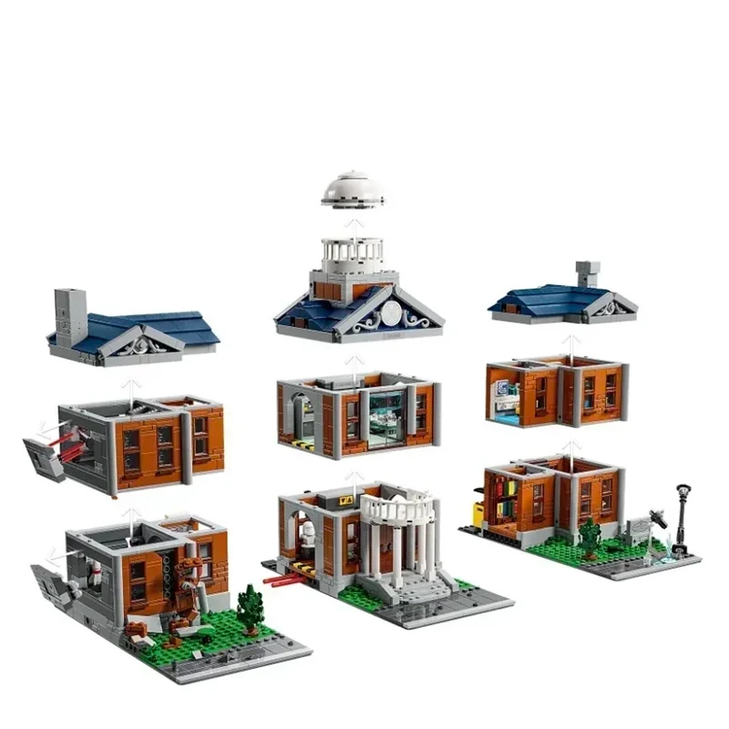 3093pcs 76294 X MANSION Modular Model Building Block Assembly Brick Classic Architecture Toys For Boy Adult Christmas Gifts 4