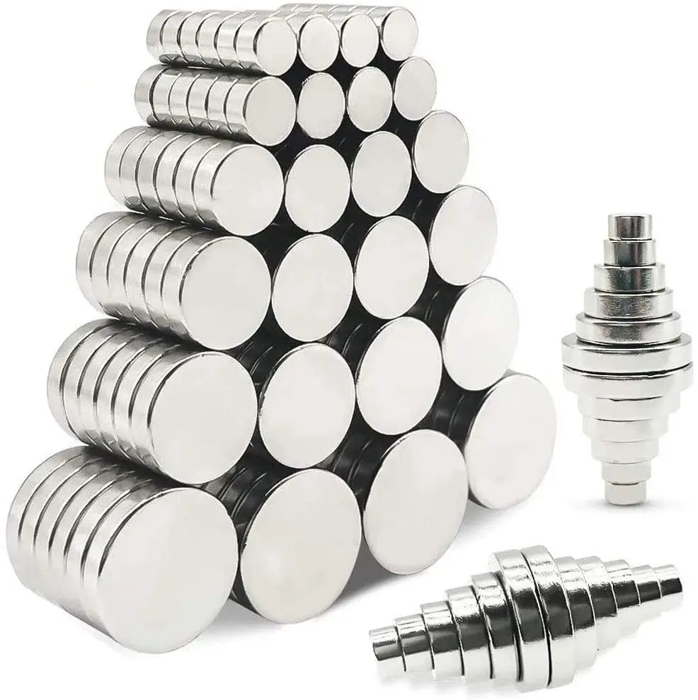 10 100pcs 3mm Thick Magnet Powerful Magnetic Small Round Rare Earth Magnets Search Magnets