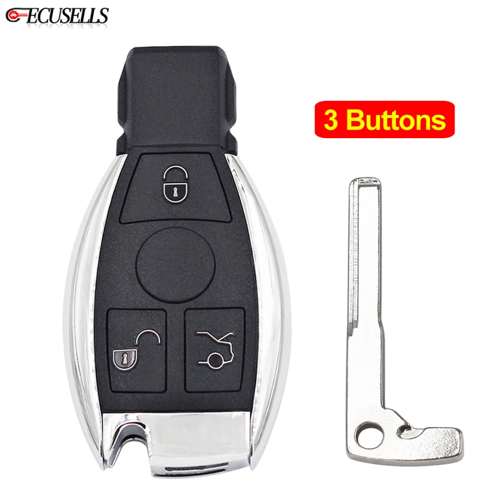 Key case car key shell key cover folding car key shell fob cover 3B Remote Car Key Shell Case Housing For A B C E S Class W203 W204 W205 W210 W211 W212 W221 W222