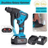 Brushless Cordless Electric Drill Rotary Hammer 4 Modes Drill Demolition Hammer Rechargeable Power Tool for Makita 18V Battery 1
