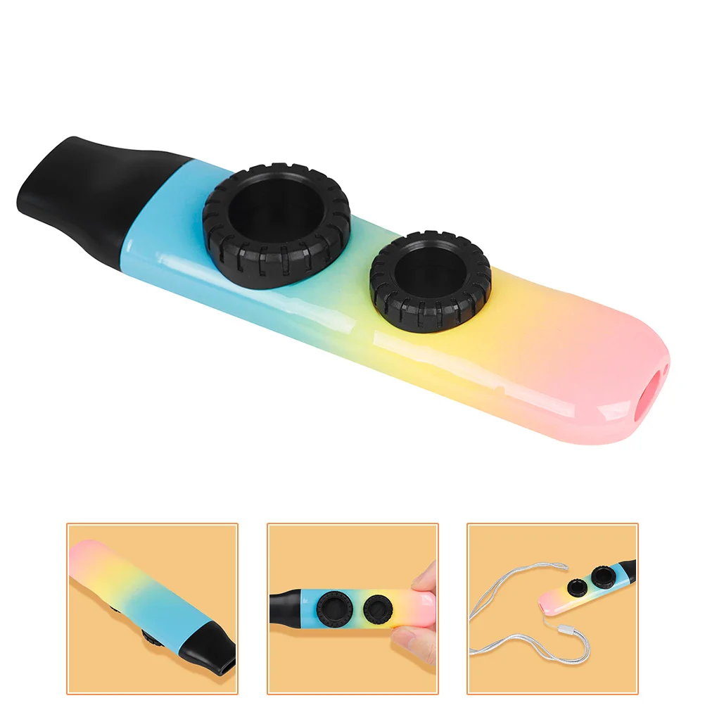 

Kids Musical Instruments Girl Kazoos Double Dimo ​​Kazoo Guitar Partners Adjustable for Professional