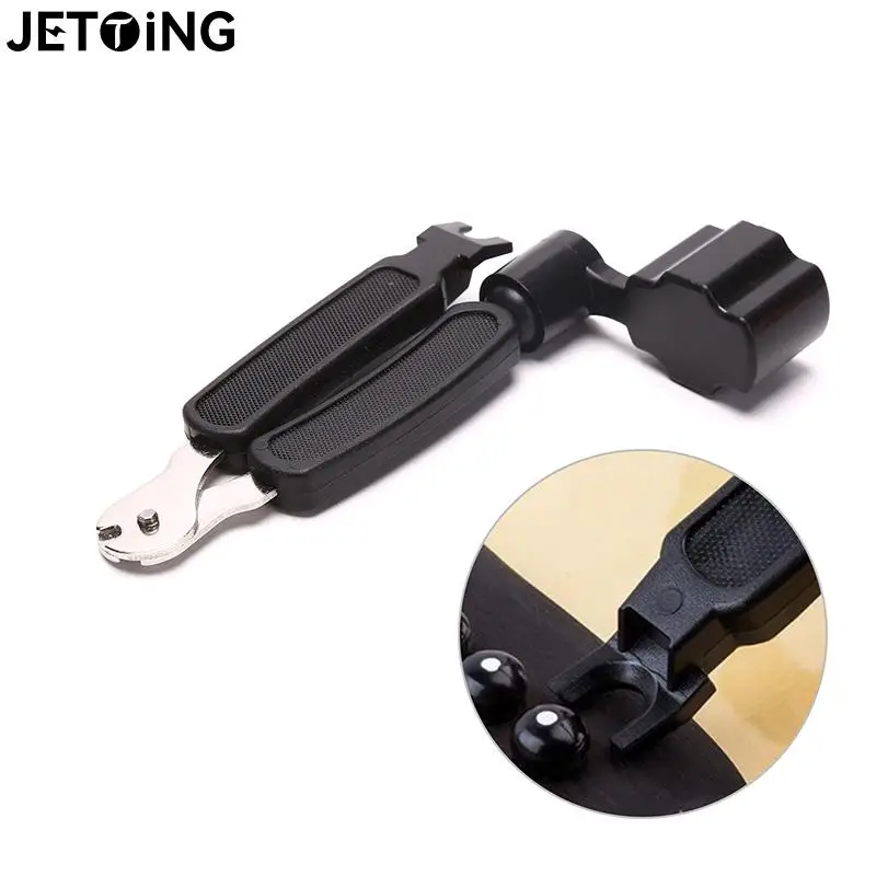 

Acoustic Guitar String Winder Bridge Remover Pin Puller String Cutter Multifunctional Guitar Tuning Tool Bass Guitar Accessories