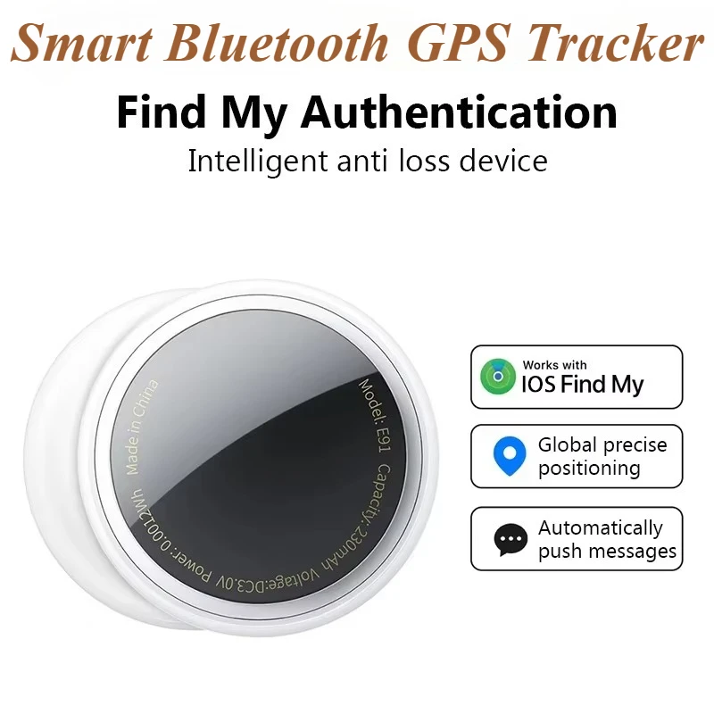E91 Anti-loss Device GPS Trackers Sport Tracking Find My Elderly Kids Pets Portable Mini Finders for IPhone Ipad Smart Finder gps locator anti lost tracker anti lose tracker item locator anti lost locator