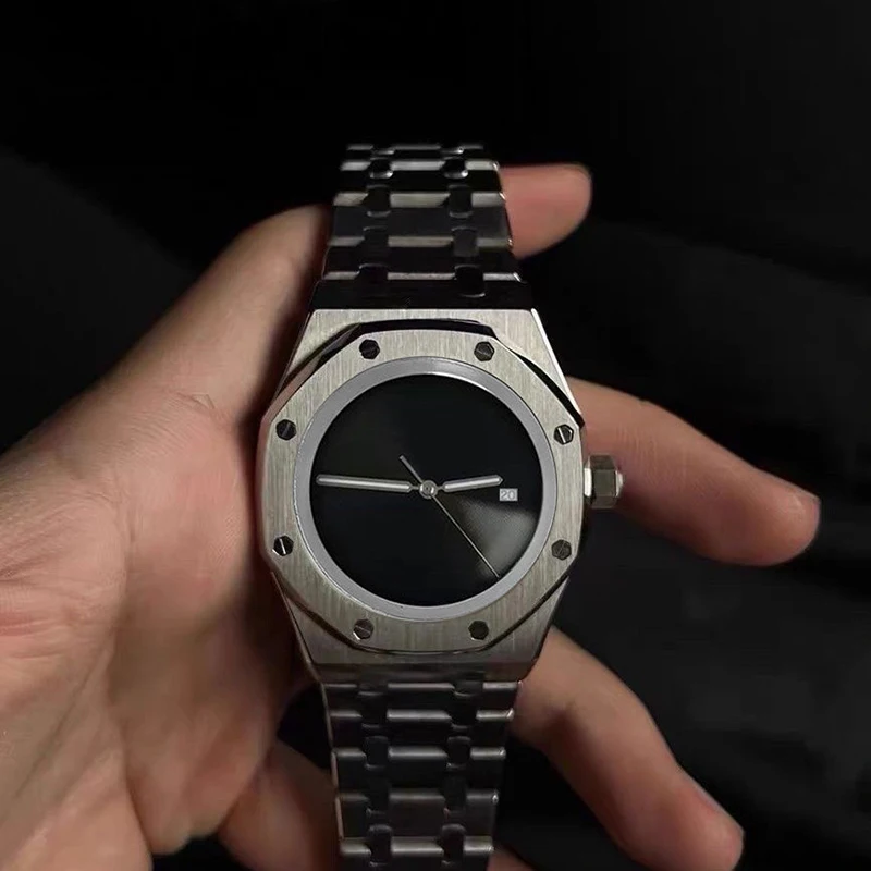2024  New  Luxury Men Quartz Watch Waterproof Simple Fashion Wristwatch Stainless Steel Men's Watches Male Clock Sports Reloj