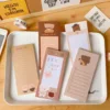 Cookie Scarf Little Bear Long Note Book Cookie Cute Bear Tearable Message Note Memo Book 1