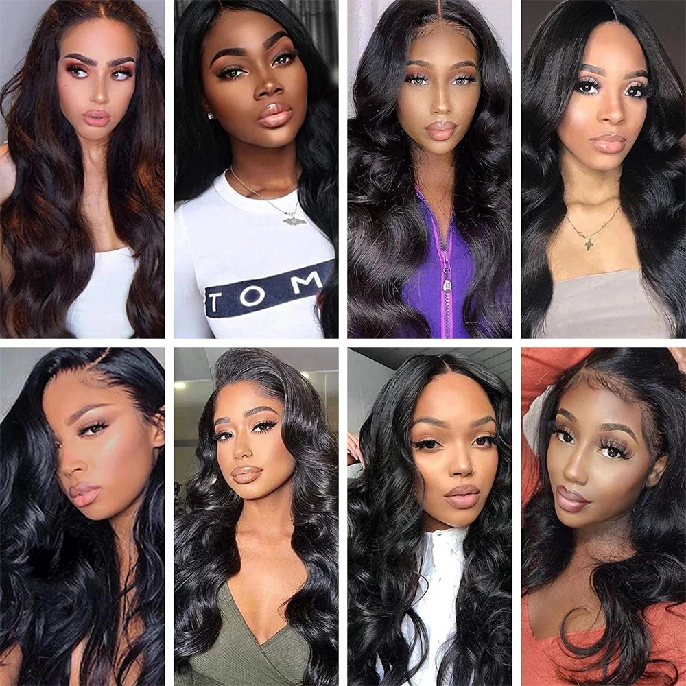 Body Wave Bundles Human Hair Bundle 100% Unprocessed 30 32 Inch Virgin 1 3 4 Bundle Brazilian Nature Body Weave Hair Extensions