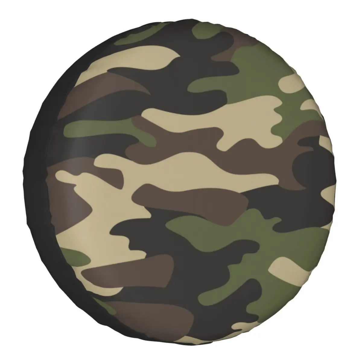 

Зелено-коричневая Военная камуфляжная Крышка для запасных колес для Land Cruiser Prado, армейская камуфляжная Крышка для внедорожника, полноприводного автомобиля
